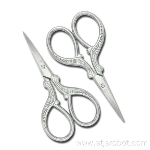High quality make up beauty stainless steel eyebrow scissors pedicure nails curved scissor